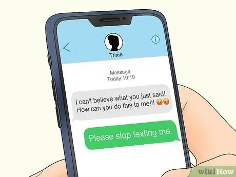 Прекратите ядовитую дружбу из-за текста, шаг 7