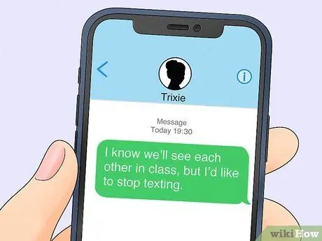 Прекратить ядовитую дружбу из-за текста Шаг 8