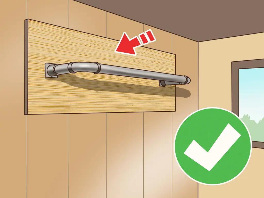 Как построить планку для подтягивания (с иллюстрациями)