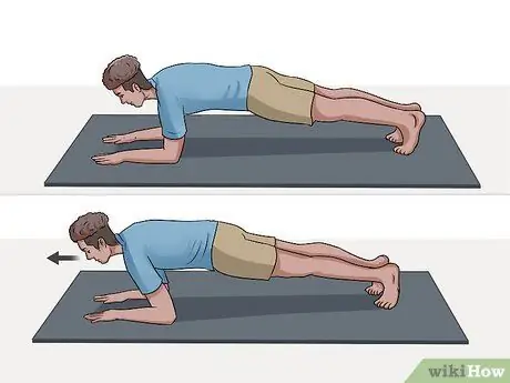 Делайте стойки на предплечьях, шаг 8