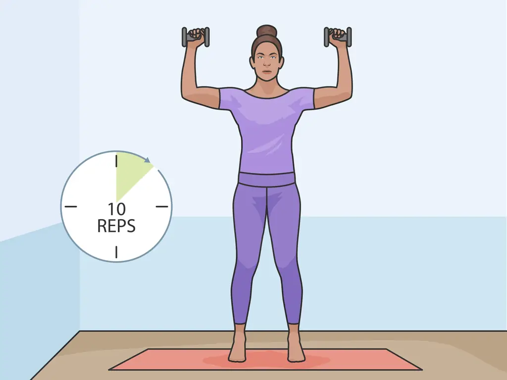 Простые способы выполнения жима гантелей в стиле милитари: 10 шагов