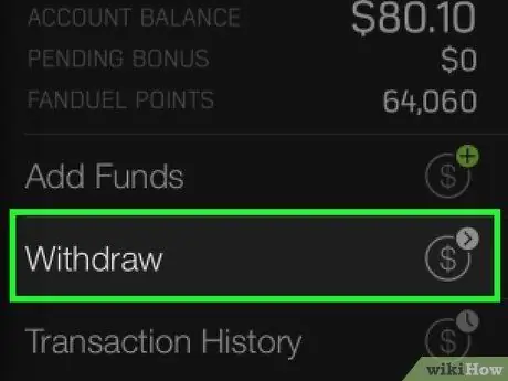 Используйте приложение FanDuel Fantasy Sports, шаг 17