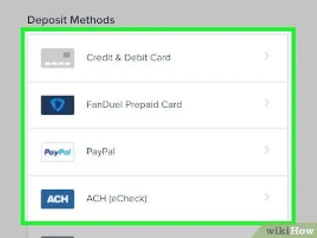 Используйте приложение FanDuel Fantasy Sports, шаг 9