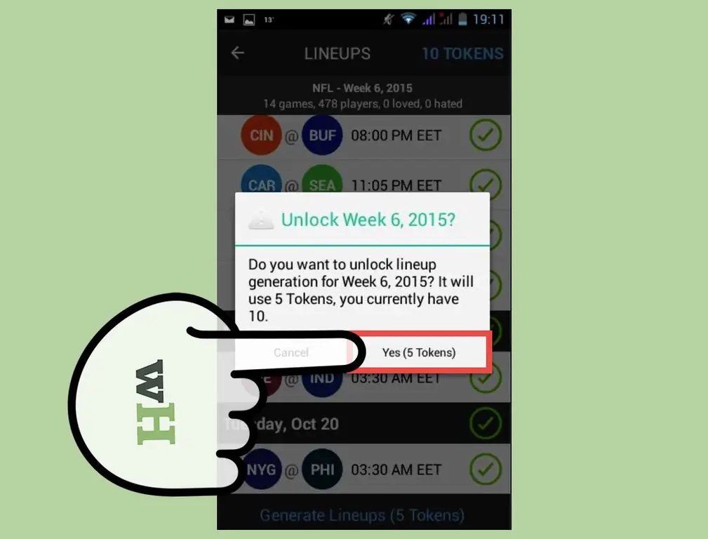 Как использовать приложение DraftKings Fantasy Sports: 10 шагов