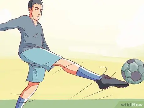 Удар футбольного мяча Шаг 11