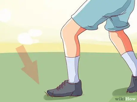 Удар футбольного мяча Шаг 4