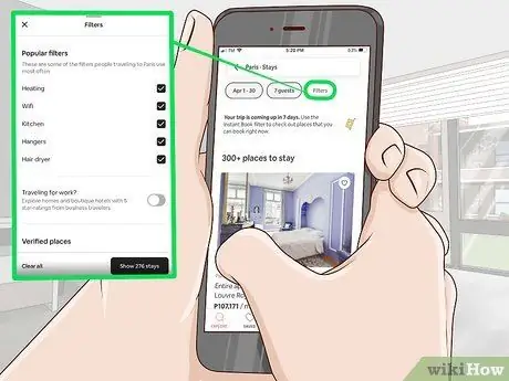 Выберите Airbnb Шаг 5