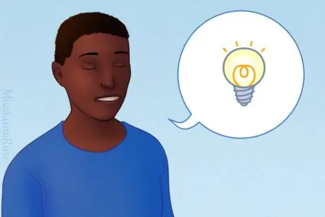 Guy in Blue Mentions Idea