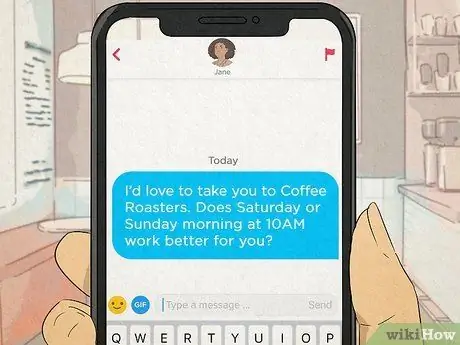 Установить дату в Tinder Шаг 6