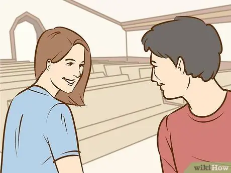 Флирт в церкви, шаг 1