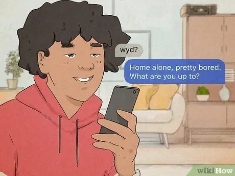 Ответить на Wyd Text от девушки Шаг 8