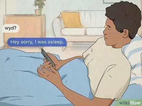 Ответить на Wyd Text от девушки Шаг 9