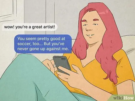 Ответить на кокетливое сообщение от парня Шаг 1