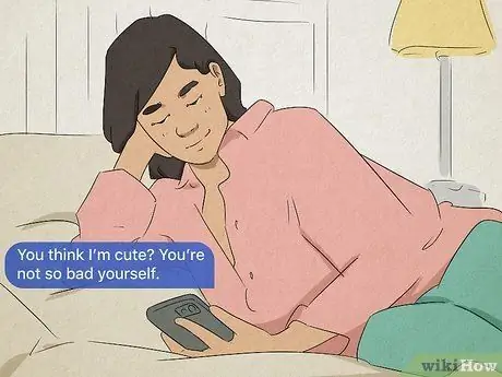 Ответить на кокетливое сообщение от парня Шаг 4