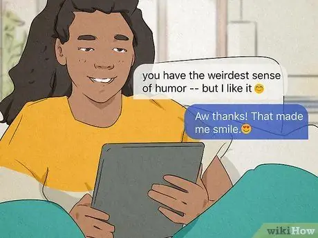 Ответить на кокетливое сообщение от парня Шаг 6