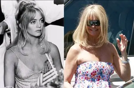 Голди Хоун почти такая же пепельная, как и 35 лет назад