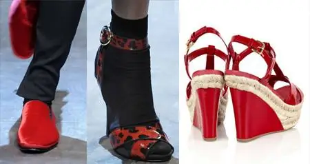 2010 туфли красные