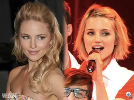 Лучшая девчонка из Glee остригла волосы пополам