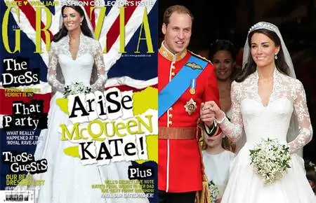 Grazia сделала талию принцессы Каталин болезненно тонкой