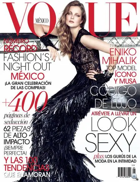 Энико Михалик на обложке сентябрьского Vogue Mexico