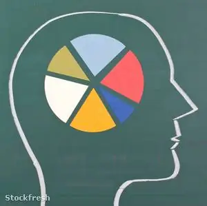 Stockfresh 1038102 человеческий мозг-график-с-красочной-диаграммой размерM