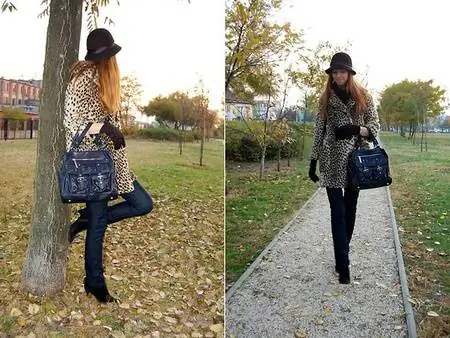 Фэшн-блогеры дефилируют в леопардовых одеждах