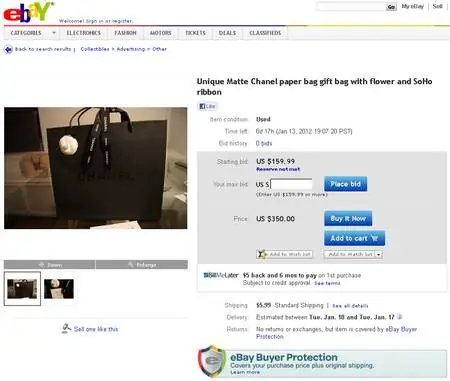 Бумажные пакеты Chanel и Gucci уже подделывают