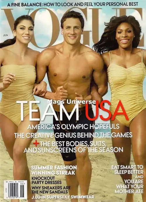 Американские спортсмены в Vogue America