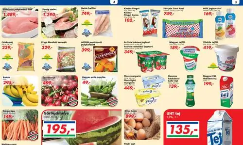 Молоко за 129 HUF - Предложения недели