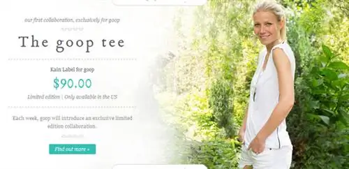 Гвинет Пэлтроу переоценила свою первую футболку