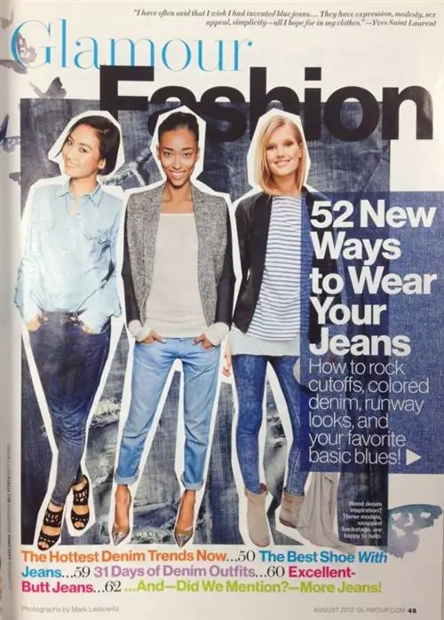 Модель, которая уже три года как умерла, позирует в Glamour