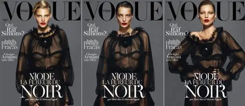 Три обложки французского Vogue