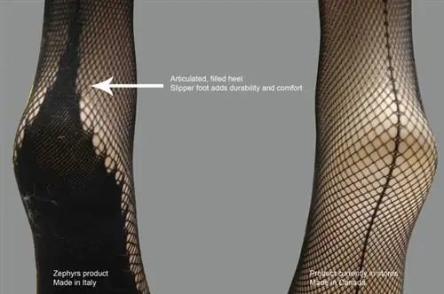 Качество между итальянскими и канадскими чулочно-носочными изделиями