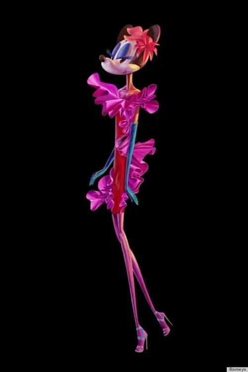 Анорексичные персонажи Диснея рекламируют Barneys