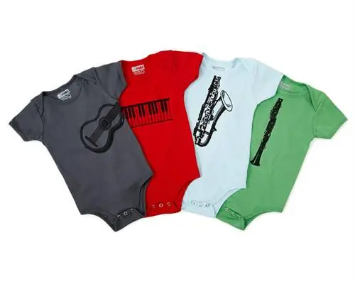 Боди-сет для детей музыкальных родителей за 25 долларов