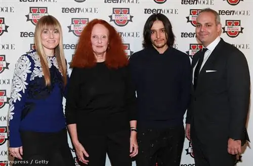 Эми Эстли, Грейс Коддингтон, Оливье Тейскенс и Джейсон Вагенхайм из Университета моды Teen Vogue