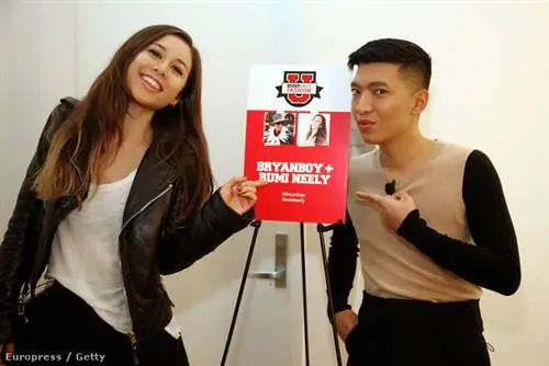 Модный блогер Руми Нили и Брайан Брайанбой в здании Conde Nast