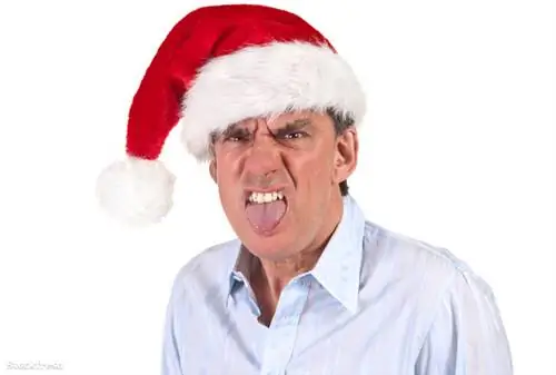 Stockfresh 2011054 сварливый Скрудж-деловой-мужчина-в-Санта-шляпе