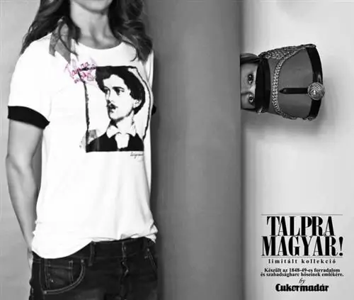 Встань, венгр! рекламный материал коллекции: мы не отрезали голову Дебречени, эта картинка предназначена для того, чтобы быть смешной