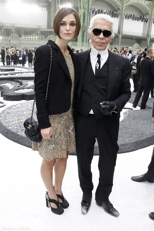 Кира Найтли и Лагерфельд уже давно хороши