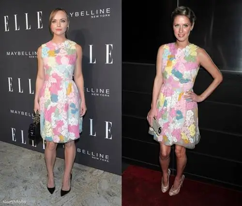 Битва знаменитостей - Кристина Риччи и Ники Хилтон тоже появились в одном платье