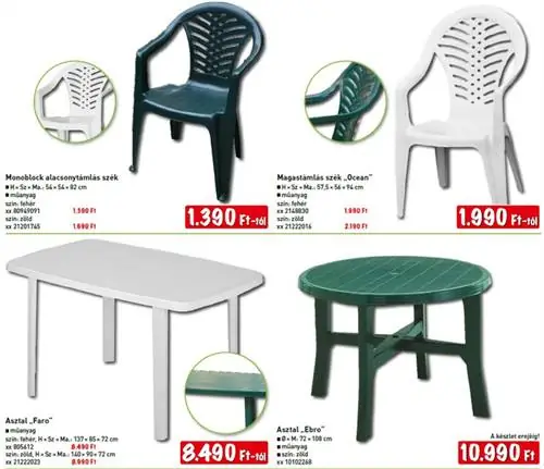 Пластиковый стул с узором из ротанга и стол из эвкалипта стали украшением сада в этом году