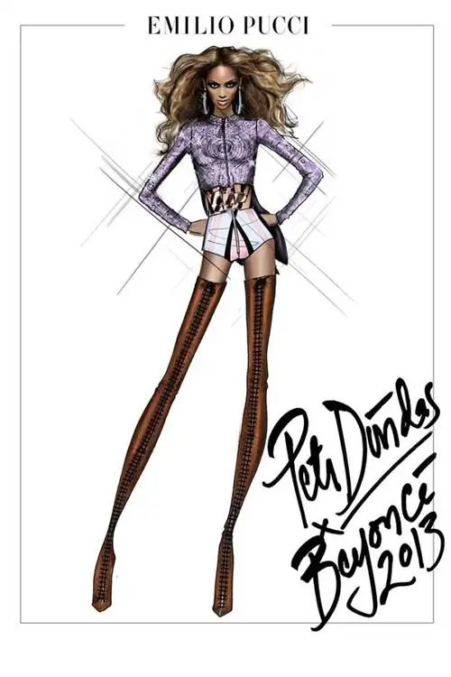 Бейонсе вышла на сцену в платьях Pucci и Dsquared2