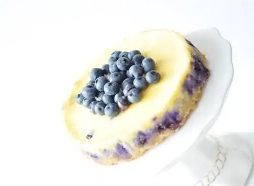 Пятничное печенье: молниеносный чизкейк с черникой