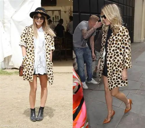 И Кэролайн Флэк, и Молли Кинг выбрали один и тот же узорчатый жакет