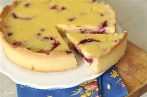 сливово-лимонный пирог