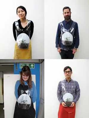 Прогулка с посаженным в мамином животе саженцем