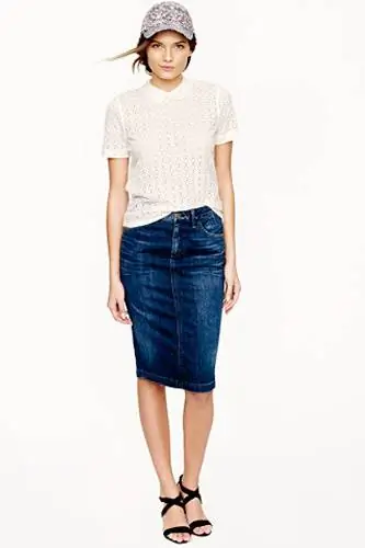 Goldsign для узкой джинсовой юбки J. Crew стоит 60 590 форинтов