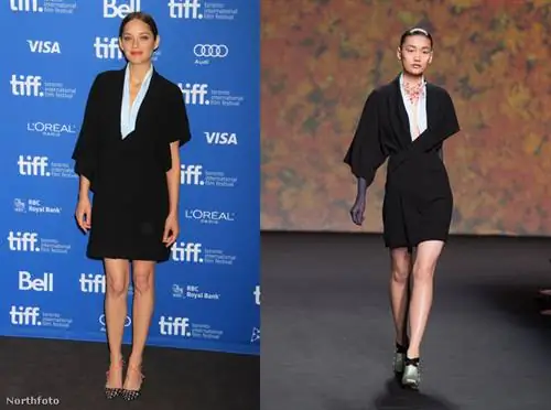 Марион Котийяр выбрала платье от Christian Dior