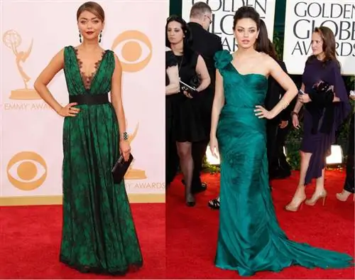 Сара Хайланд (слева) играет на сходстве с Милой Кунис (справа)